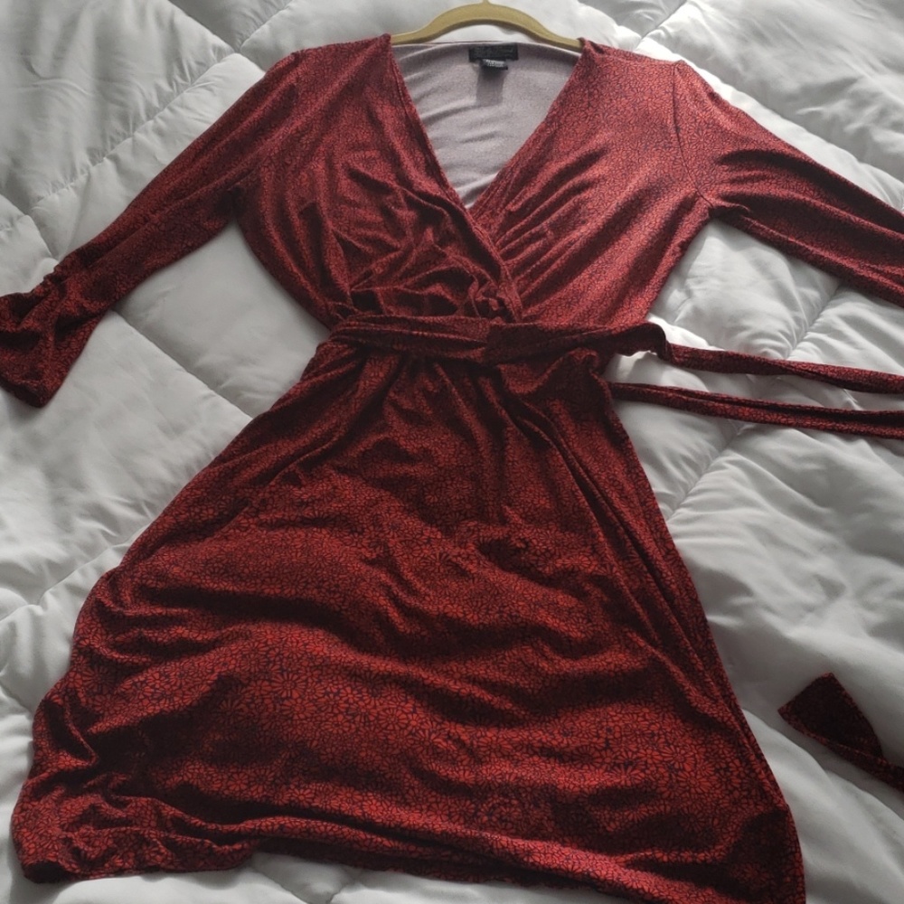 Lucky Brand soft faux wrap dress
